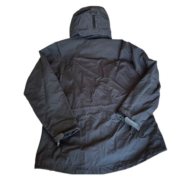 Lands End Jacket Womens Size Small Black Water Resistant Outdoor Camping Hiking - Picture 8 of 9